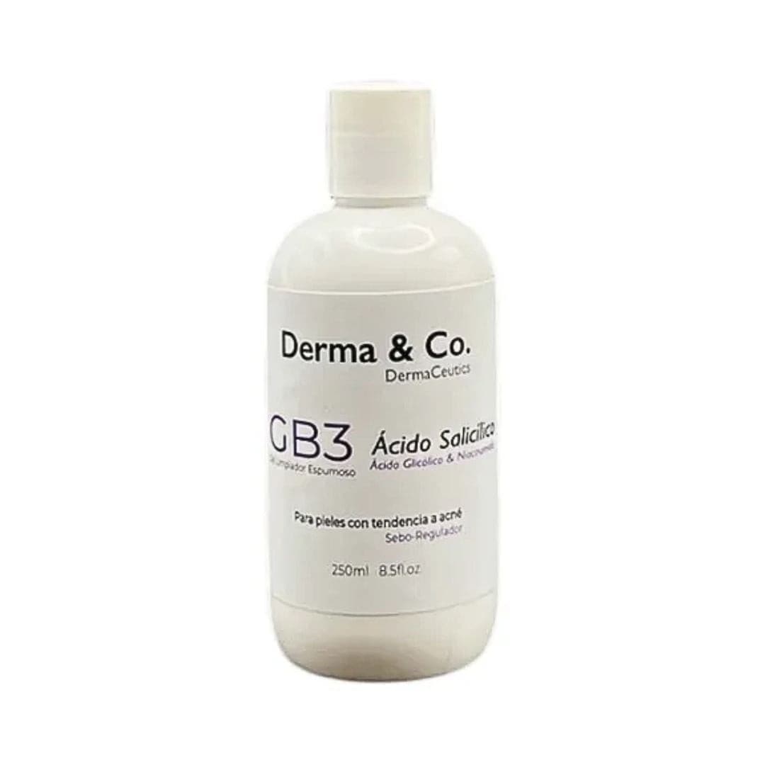 Gb3 Gel Limpiador Facial Espumoso Sebo-regulador Fco.250 Ml.