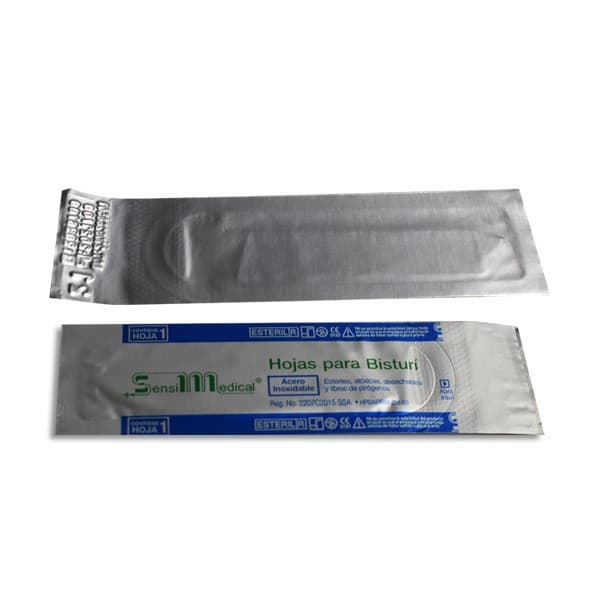 Hoja para Bisturí Acero Inoxidable (sensimedical) No. 21 C/1 Pza.