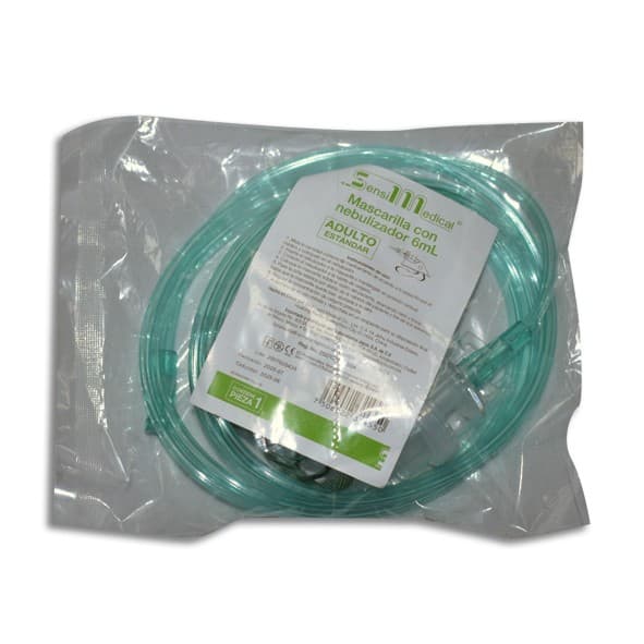 Mascarilla con Nebulizador 6 Ml. (sensimedical) Adulto Estándar.