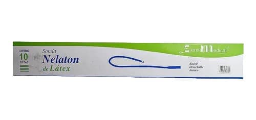 Sonda Nelaton de Latex (sensimedical) Long. 40cm. Cal. 14 Fr. C/1 Pza.