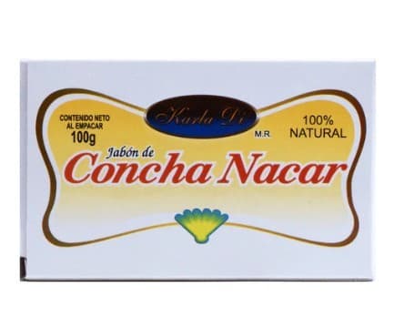 Jabón de Concha Nácar (karla Di) Barra C/100 G.
