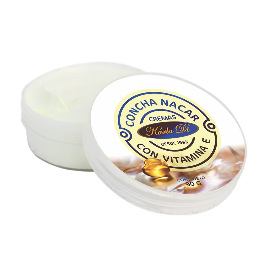 Concha Nacar C/vitamina-e (karla Di) Crema Tarro C/90 G.