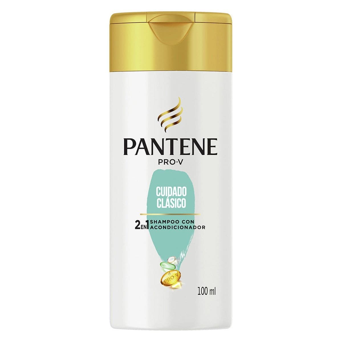 Pantene Pro-v "cuidado Clásico" Shampoo 2en1 Fco. C/100 Ml.