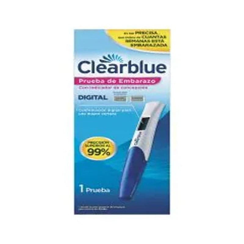 Clearblue Prueba de Embarazo Digital Cja. C/1 Prueba.