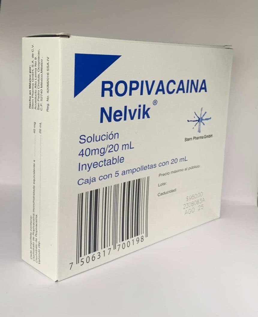 Nelvik Sol. Iny. C/5 Amptas. 40 Mg/20 Ml.