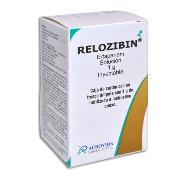 Relozibin Sol. Iny. C/1 Fco. Amp. 1 G/10 Ml.