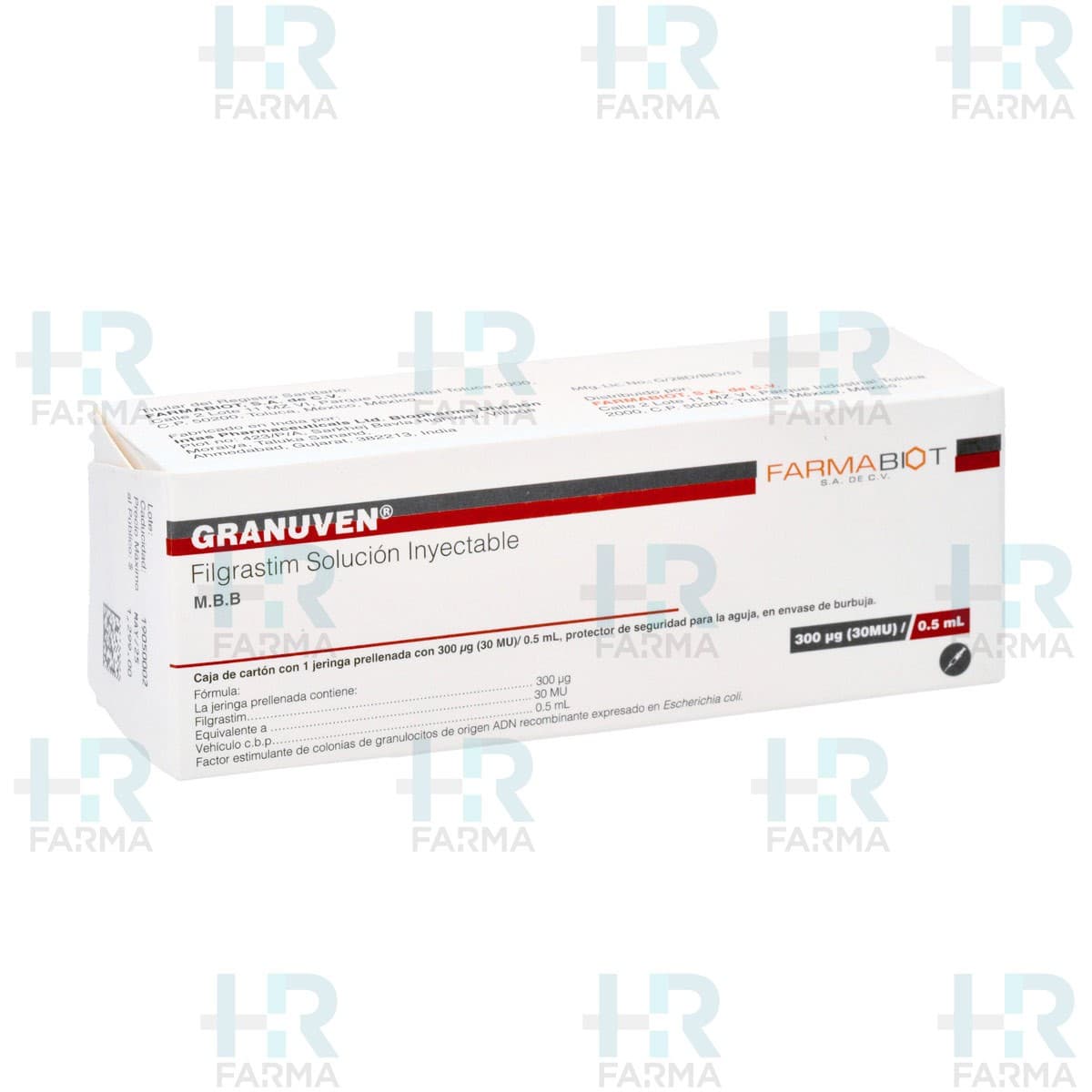 Granuven Sol. Iny. C/1 Jga. Prellenada 300 Mcg/0.5 Ml.