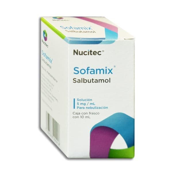 Sofamix Sol. P/nebulización Fco. 10 Ml. 5 Mg/1 Ml.