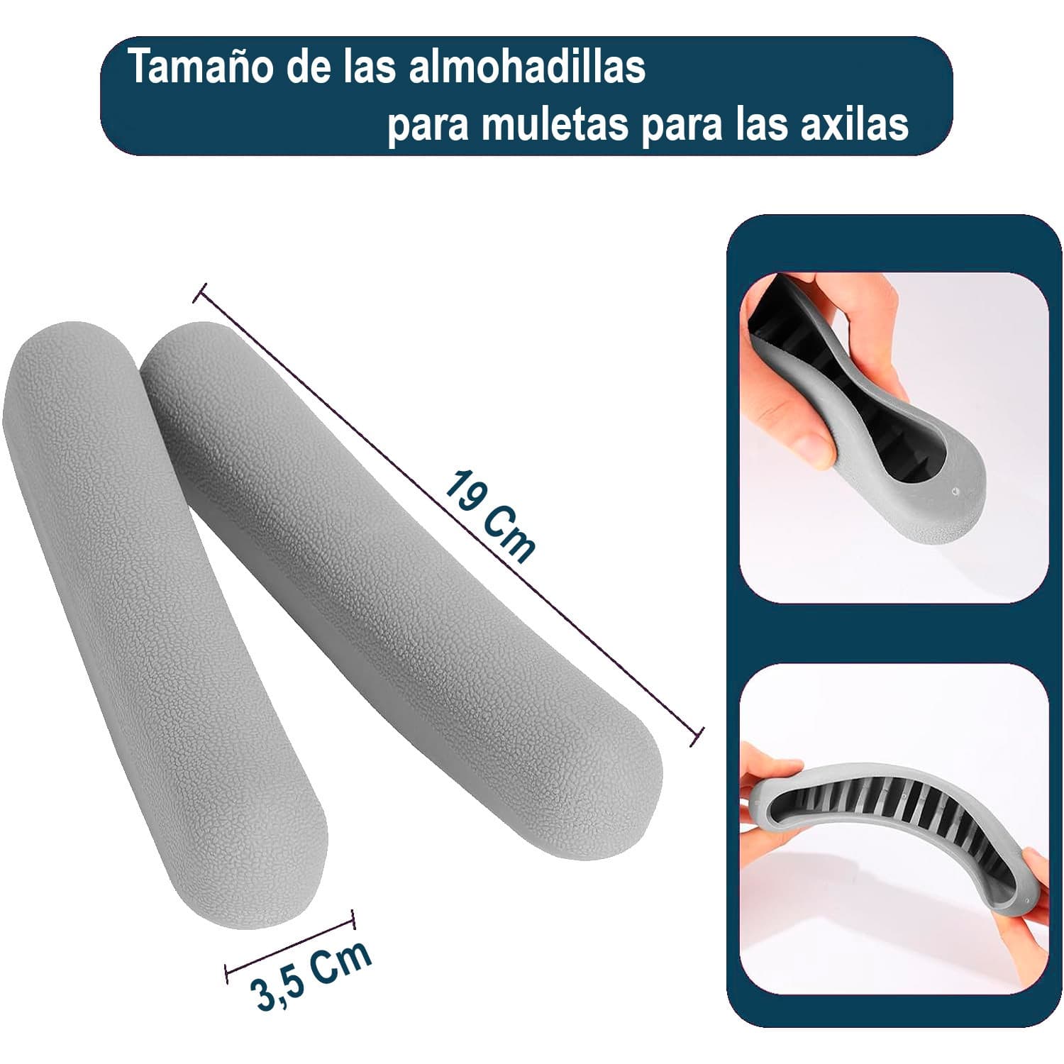 Repuesto de Axileras para Muleta Paq. C/2 Pzs.