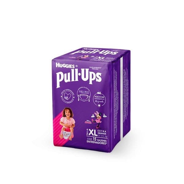 Huggies Pull-ups Niña Extra Grande 17-25 Kg. C/15 Pzs.