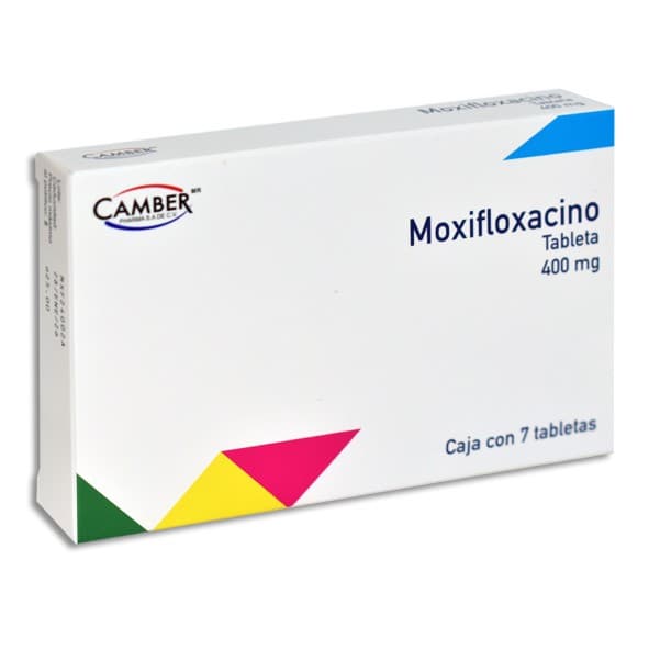 Moxifloxacino (camber) C/7 Tabs. 400 Mg.