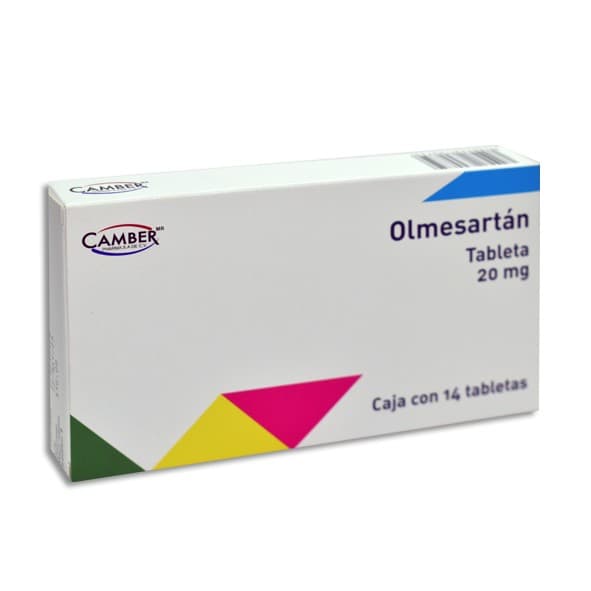 Olmesartán (camber) C/14 Tabs. 20 Mg.