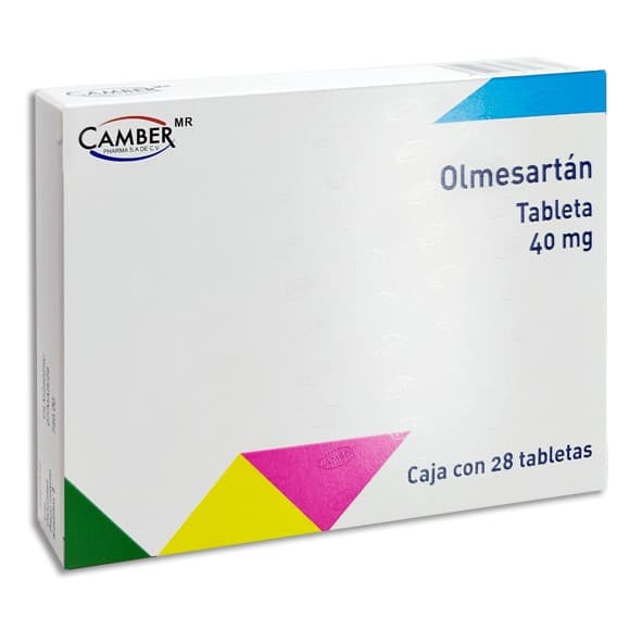 Olmesartán (camber) C/28 Tabs. 40 Mg.