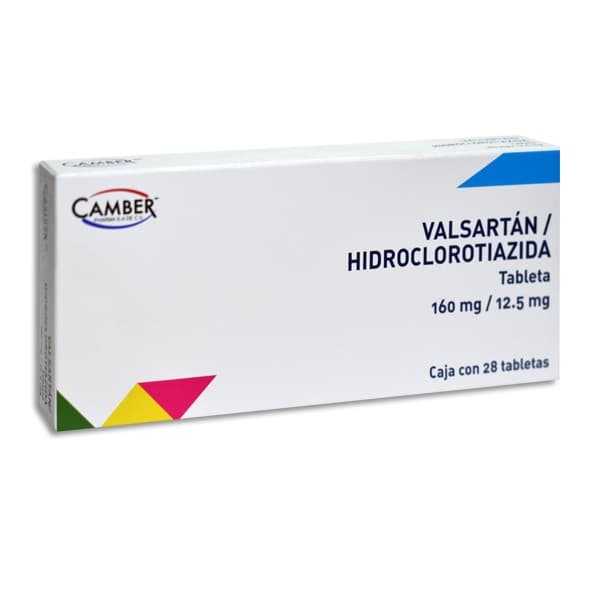 Valsartán/hidroclorotiazida (camber) C/28 Tabs. 160/12.5 Mg.
