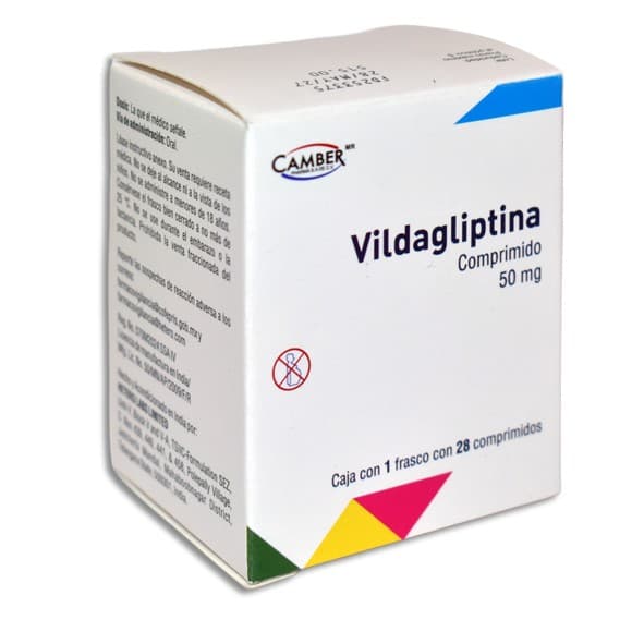Vildagliptina (camber) C/28 Comps. 50 Mg.