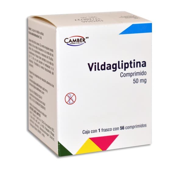 Vildagliptina (camber) C/56 Comps. 50 Mg.