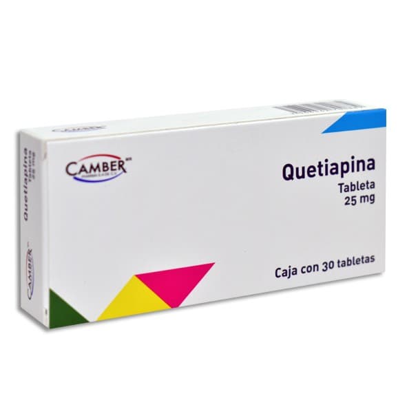 Quetiapina (camber) C/30 Tabs. 25 Mg.