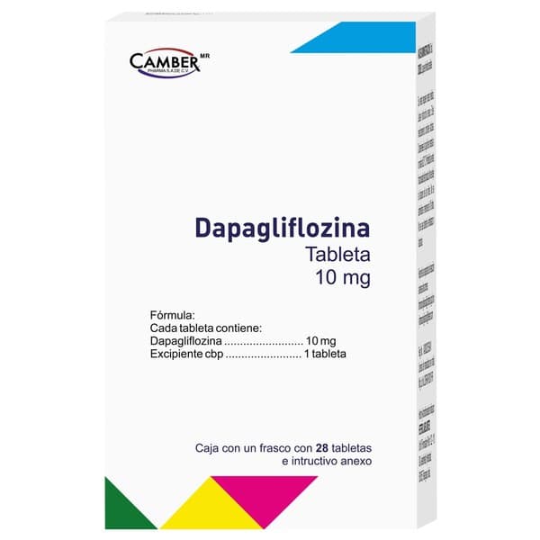 Dapagliflozina (camber) C/28 Tabs. 10 Mg.