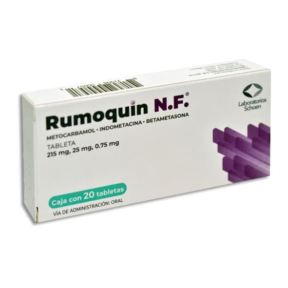 Rumoquin N.f. C/20 Tabs. 215/25/0.75 Mg.