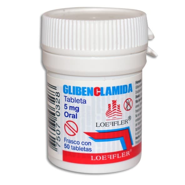 Glibenclamida (loeffler) C/50 Tabs. 5 Mg.