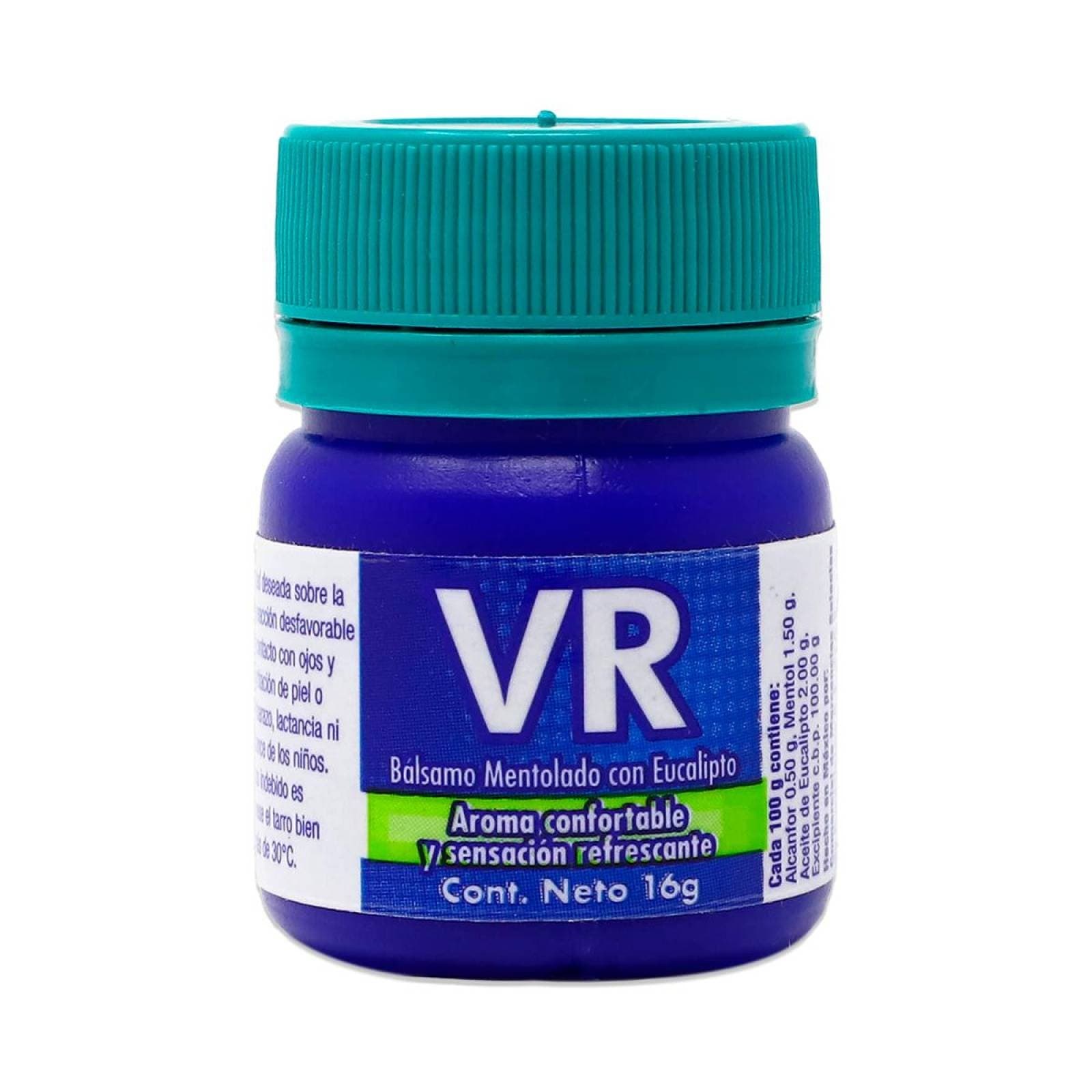 Vr Bálsamo Mentolado C/eucalipto Tarro C/16 G.