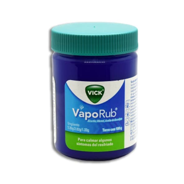 Vick Vaporub Ungüento Tarro C/100 G. 5.26/2.82/1.33 G.