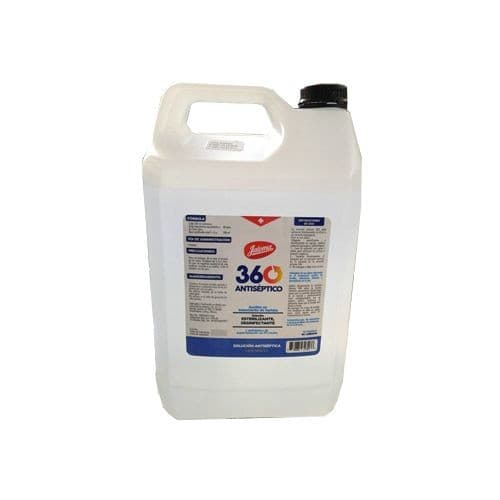 360 Antiséptico Solución Envase C/5 L. 60 Ppm.