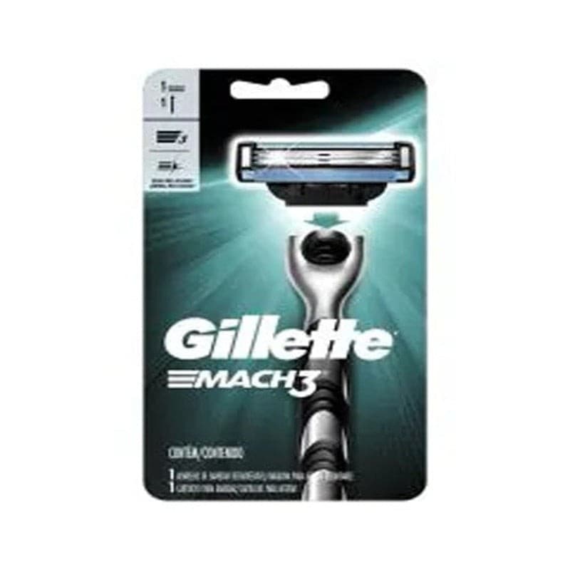 Gillette Mach-3 Blister C/1 Rastrillo y Cartucho.