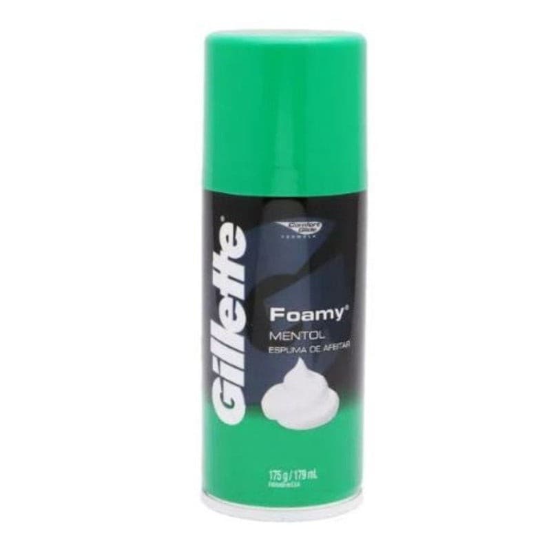 Gillette Espuma de Afeitar Mentol Fco. 175 G/179 Ml.