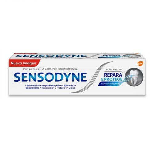 Sensodyne "repara&protege" Crema Dental C/blanqueador Tubo C/100 G.