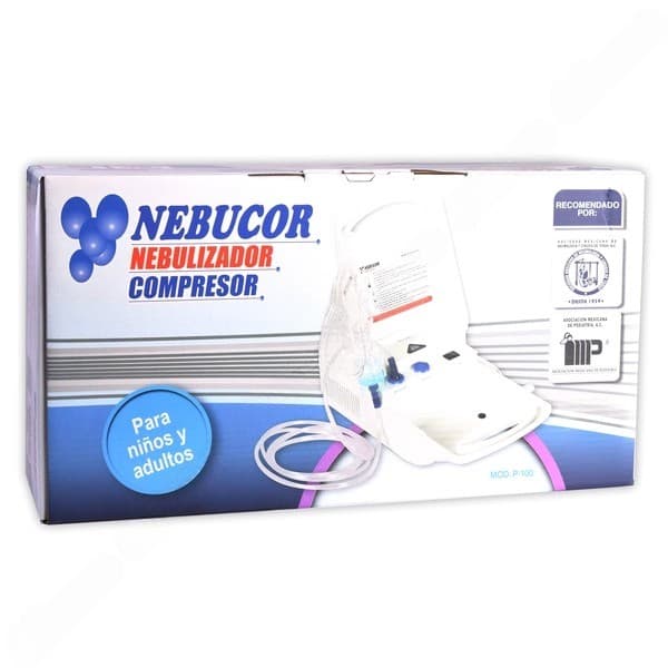 Nebulizador Compresor (nebucor) Adulto Mod. P-100