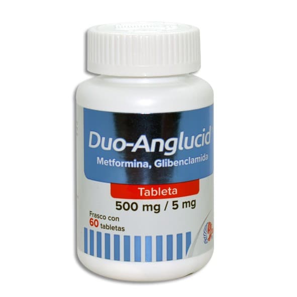 Duo-anglucid C/60 Tabs. 500/5 Mg