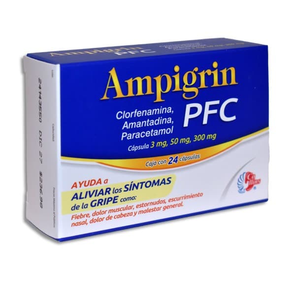 Ampigrin Pfc Cja. C/24 Caps. 3/50/300 Mg.