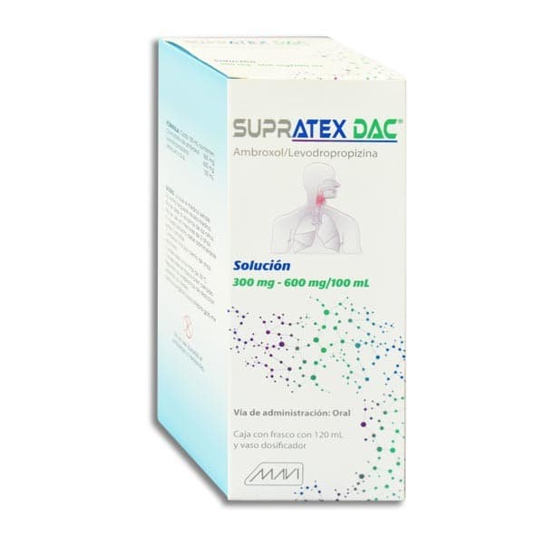 Supratex Dac Sol. Fco. 120 Ml. 300-600 Mg/100 Ml.