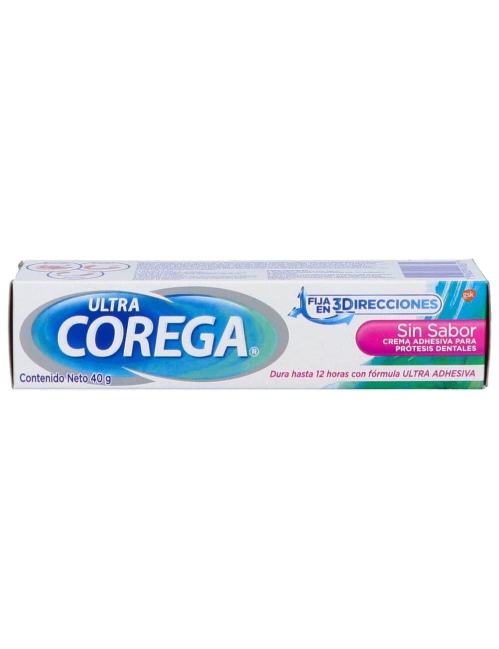 Ultra Corega Sin Sabor Crema Adhesiva Tubo C/40 G.