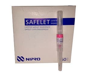 Safelet Catéter Iv Radiopaco 20gx1-1/4"(32mm) Rosa C/1 Pza.