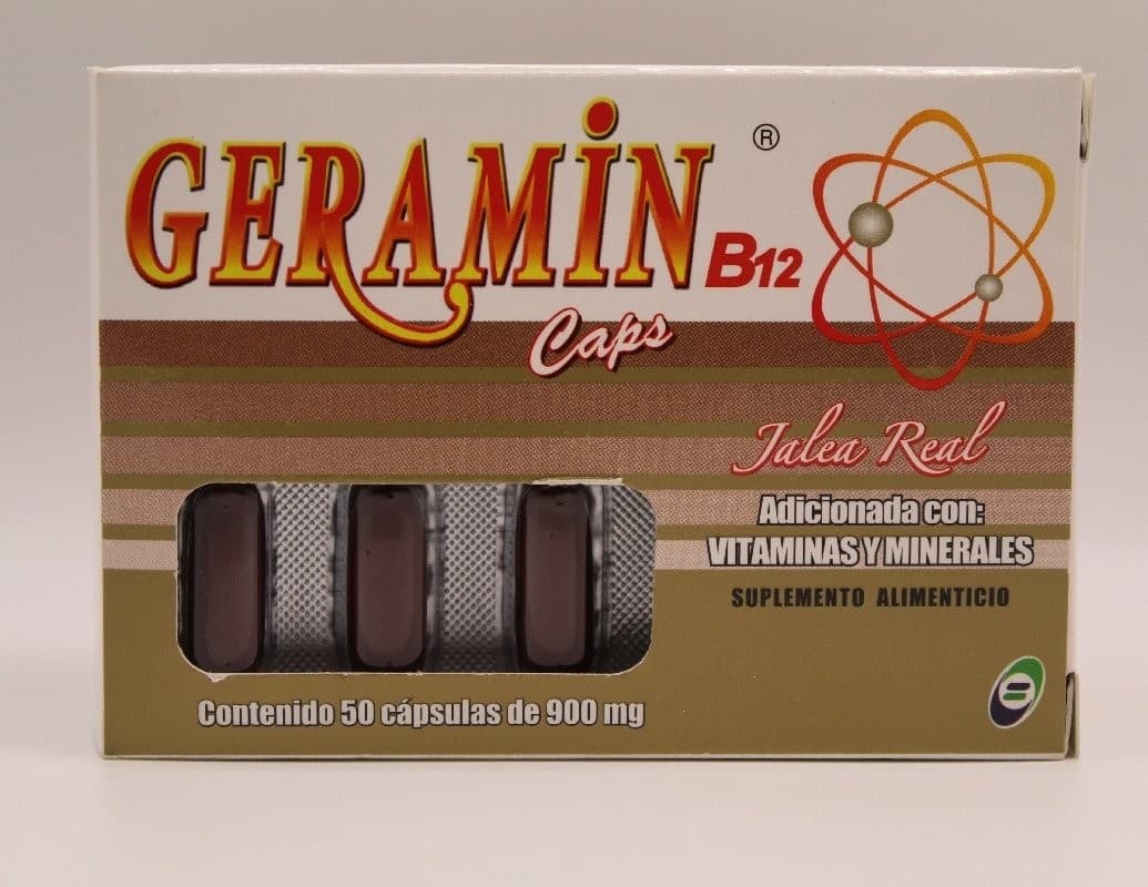 Geramin B-12 Cja. C/30 Caps. 900 Mg.